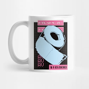 Vaporwave toilet paper Mug